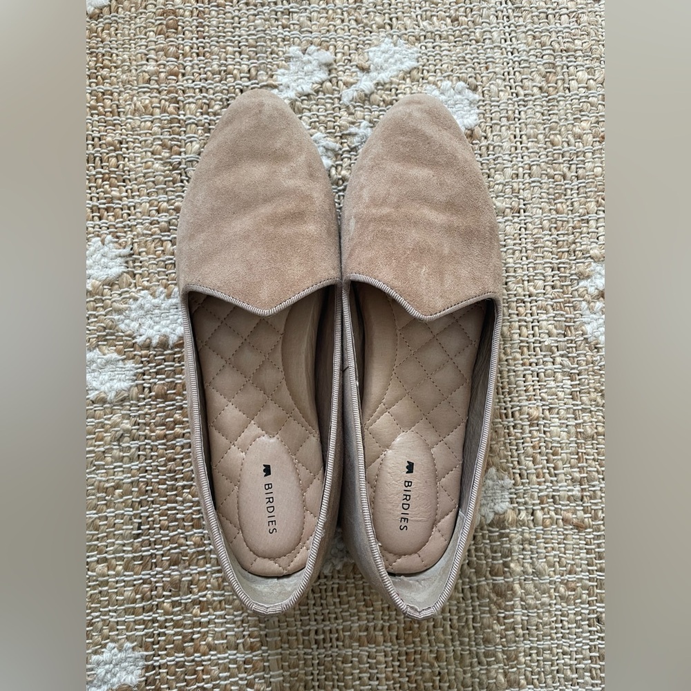 Birdies The Starling Loafer Suede Latte 8